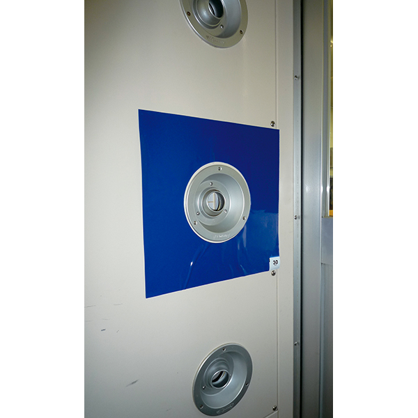 日本原装进口ASONE亚速旺风淋室用粘尘贴蓝色中等粘力2-2148-11