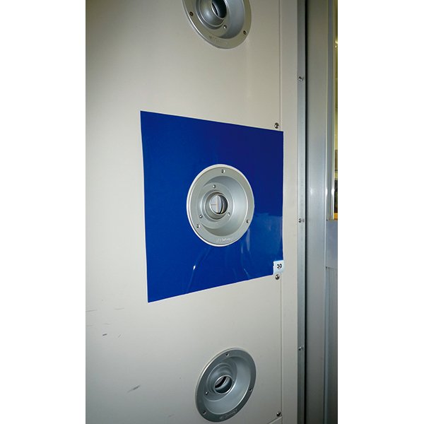 日本原装进口ASONE亚速旺风淋室用粘尘贴蓝色中等粘力2-2148-11