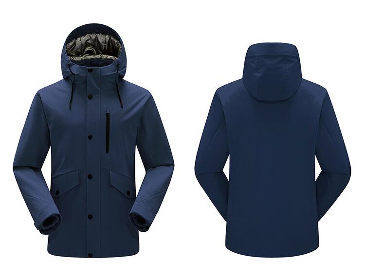 2020冬季新款沖鋒衣 抓絨加厚兩件套沖鋒衣 男女同款可定制LOGO 防風(fēng)防水透氣沖鋒衣