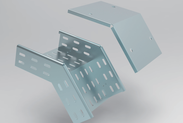 歐式多孔 45°上彎通