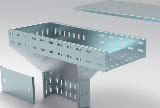 歐式多孔 垂直左上彎通