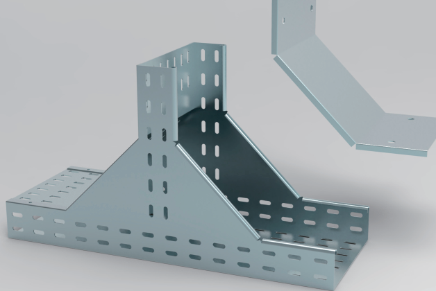 歐式多孔 垂直下三通