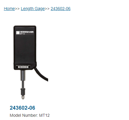 海德漢  243602-06  MT 12 02S09 04 ~11μ探頭