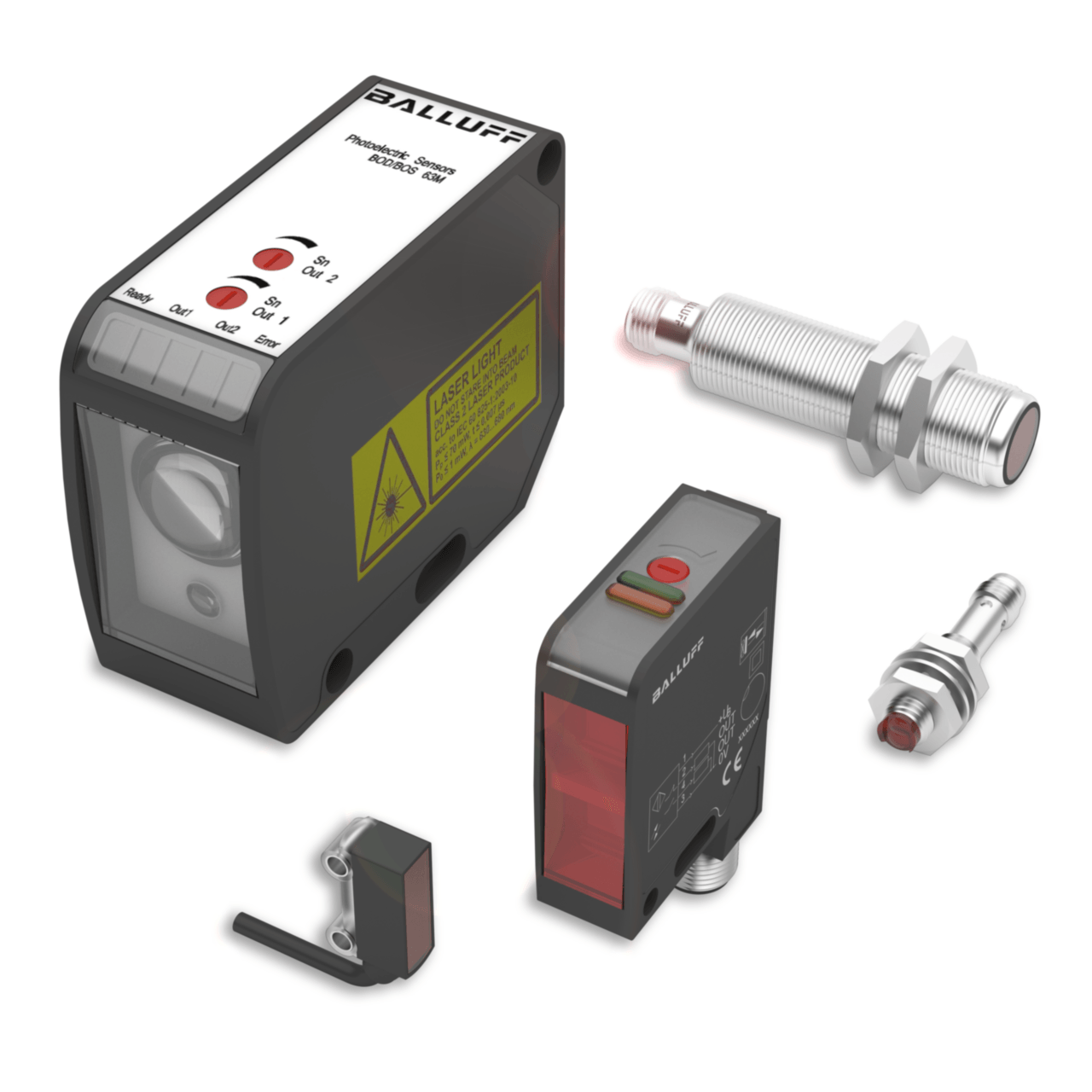 BOS 21M-PAI-PR30-S4 漫反射及對射型光電傳感器