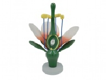 桃花構造模型（帶數字標識）