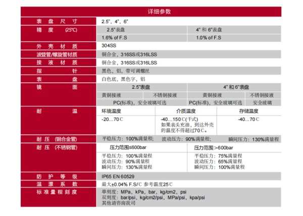 安全性壓力表