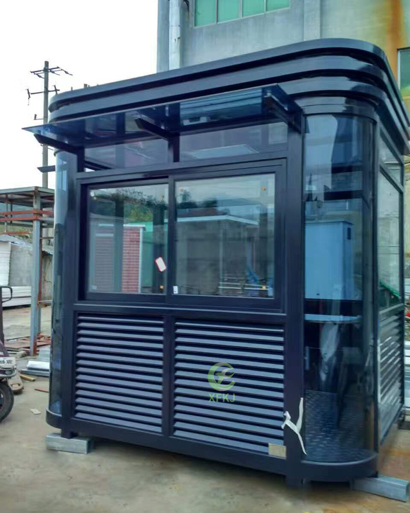 新鋼結構四角弧形崗亭KJ303