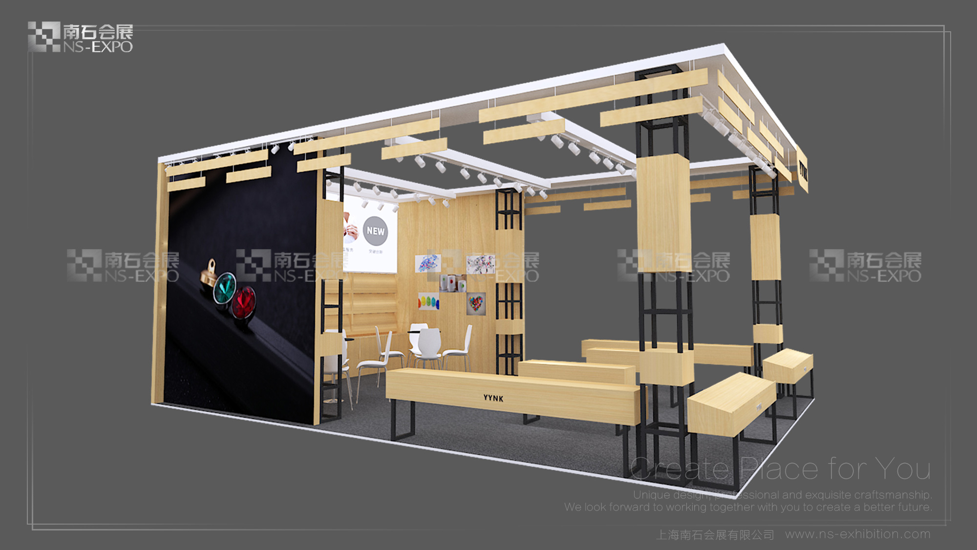 銀鷹 紡織面料展 36㎡