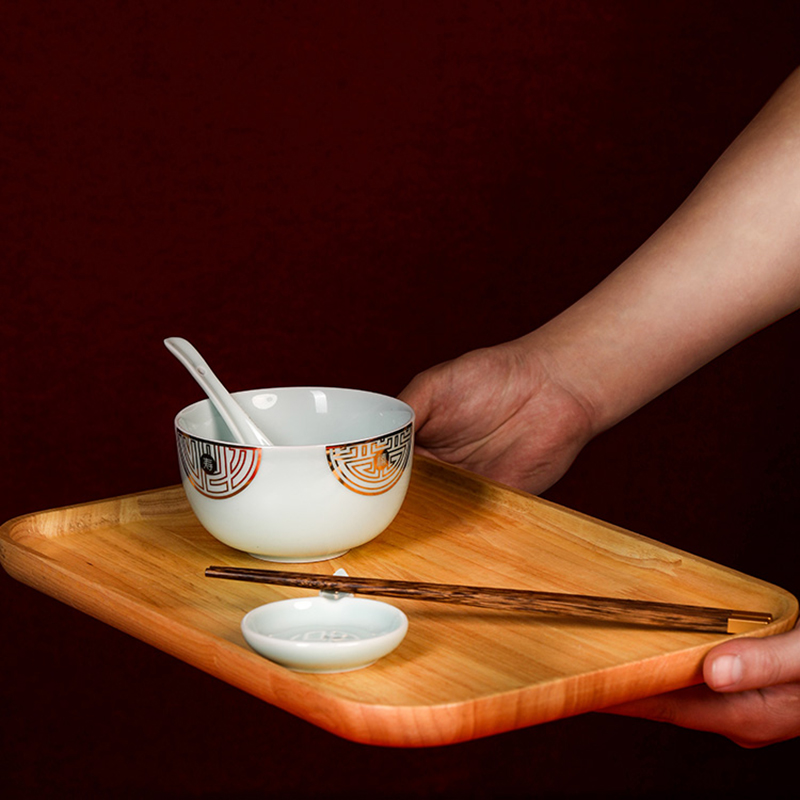 禧福世家餐具套裝、碗、筷子