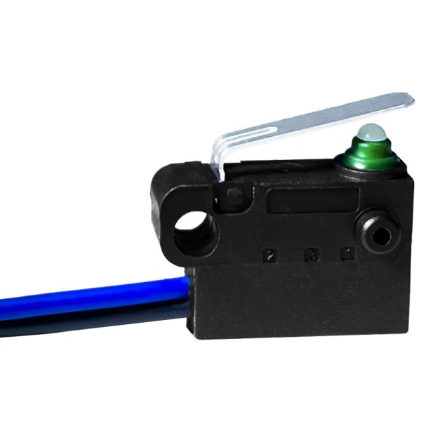 防水微動開關(guān)帶線汽車充電槍檢測限位開關(guān)常開/常閉防塵防油IP67