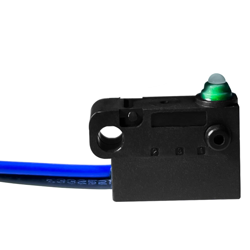 防水微動開關(guān)帶線汽車充電槍檢測限位開關(guān)常開/常閉防塵防油IP67