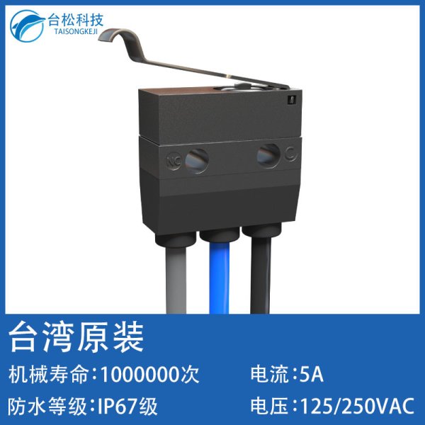 中國臺灣ZIPPY新巨原裝小型防水微動開關(guān)DFW汽車限位開關(guān)12.9mm