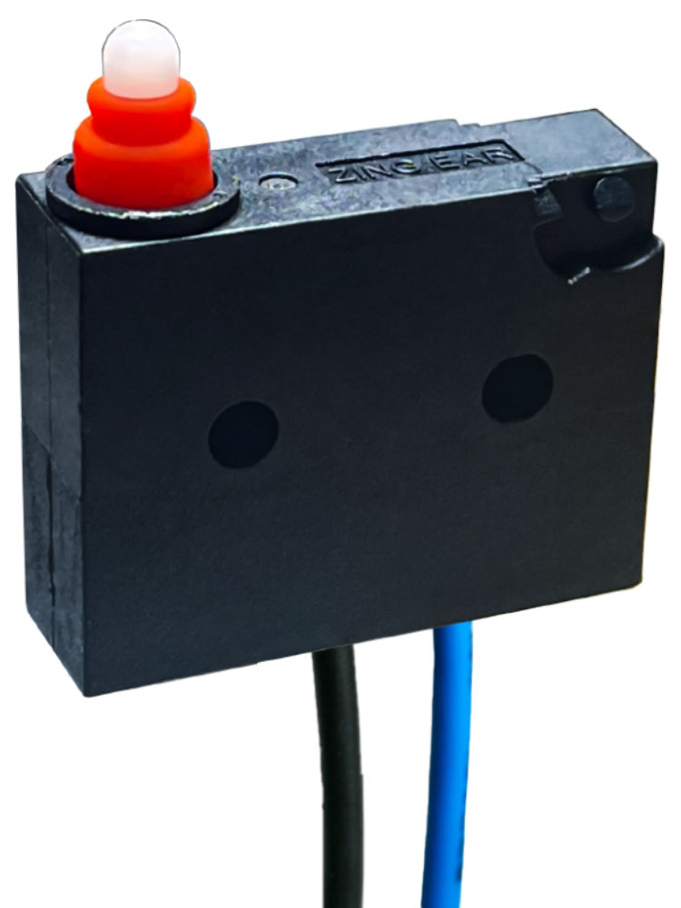 中國臺灣ZINGEAR原裝防水微動開關G9A05高行程限位檢測開關充電槍長按鈕