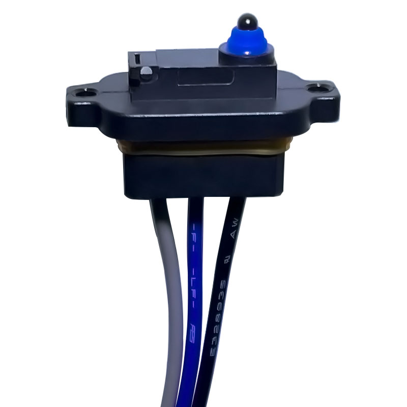 卡西明新能源充電槍座防水微動開關充電樁法蘭盤微動開關KXM-V1