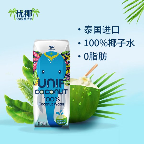 統一優椰椰子水200ml