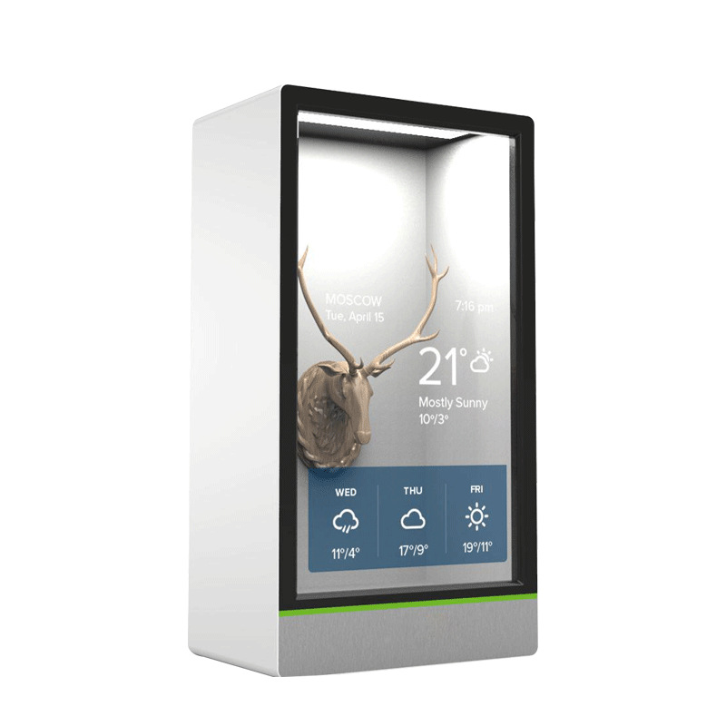 21.5寸-86寸液晶透明展示柜