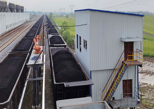 潘集選煤廠火車智能機器人采制樣系統