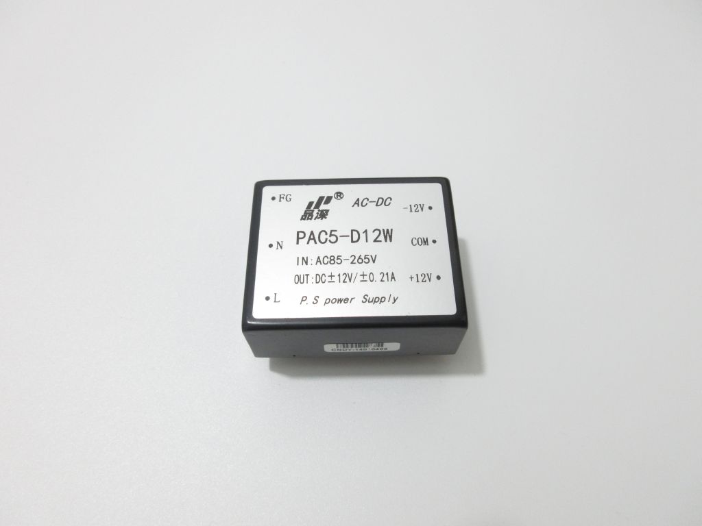 AC-DC  5W   220V轉(zhuǎn)正負(fù)12V雙輸出模塊電源