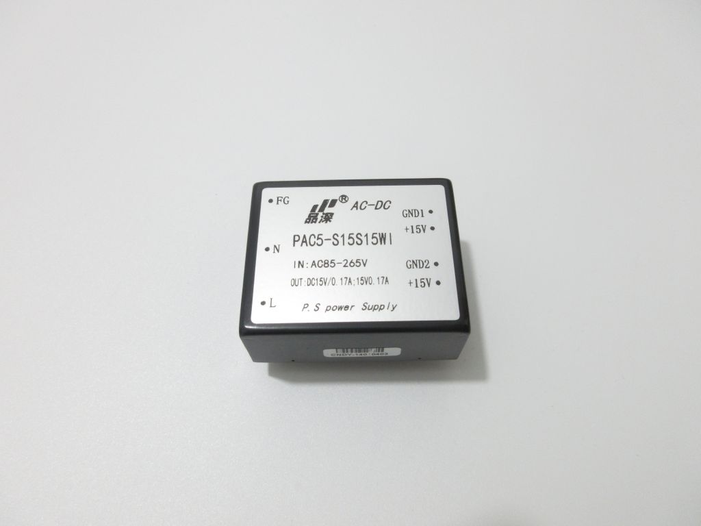AC-DC  5W   220V轉(zhuǎn)兩路15V雙輸出模塊電源