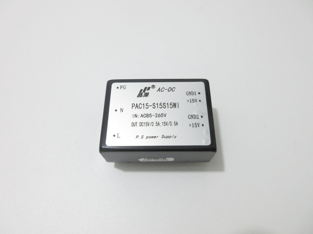 AC-DC  15W 電源模塊  220V轉(zhuǎn)兩路15V雙輸出模塊電源