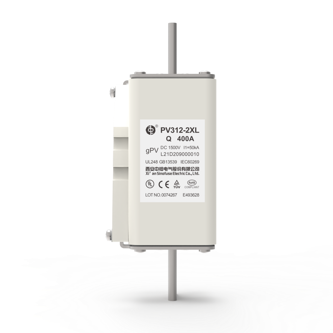 PV312-2XL1500V系列光伏熔斷器
