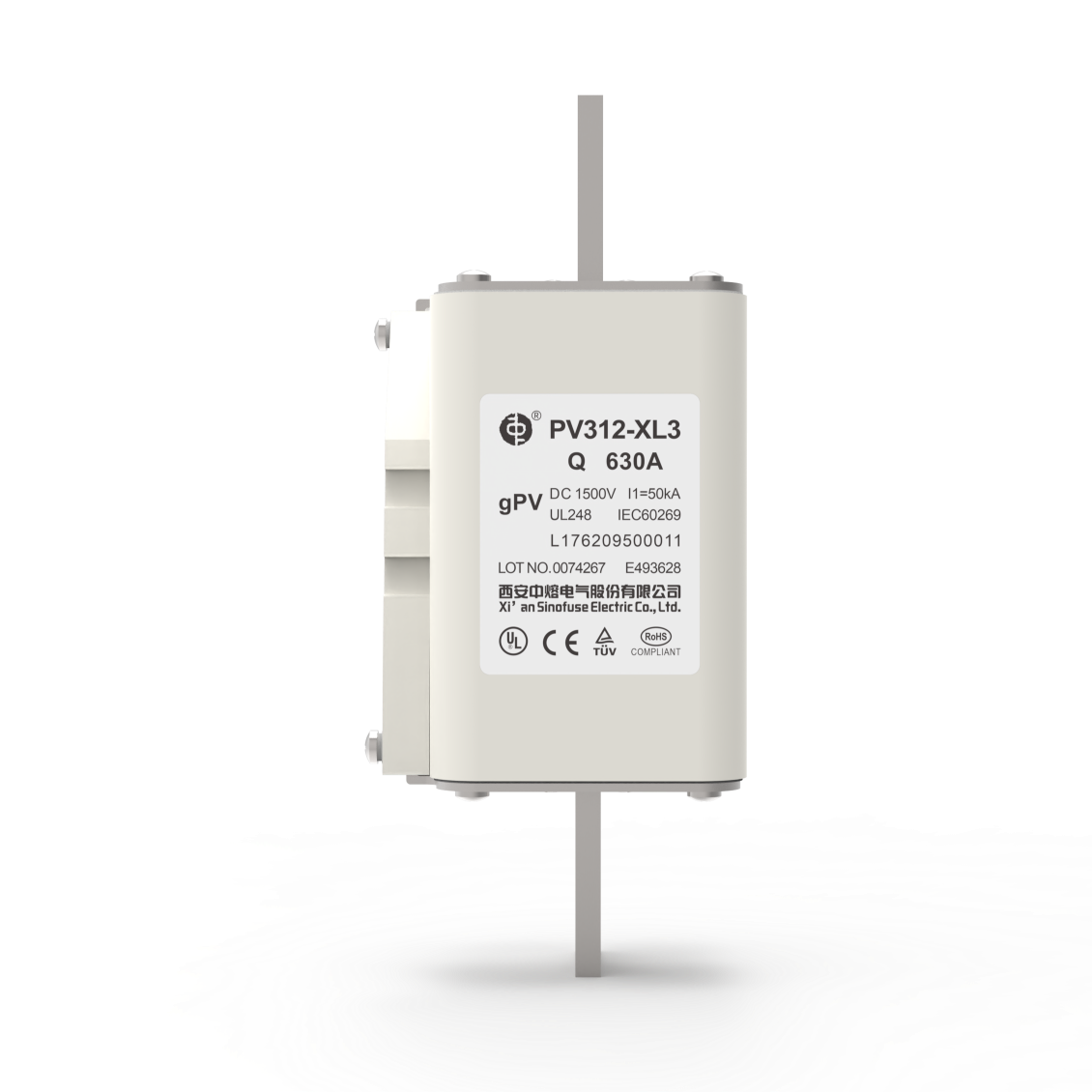 PV312-XL3 1500V光伏系統保護用熔斷器