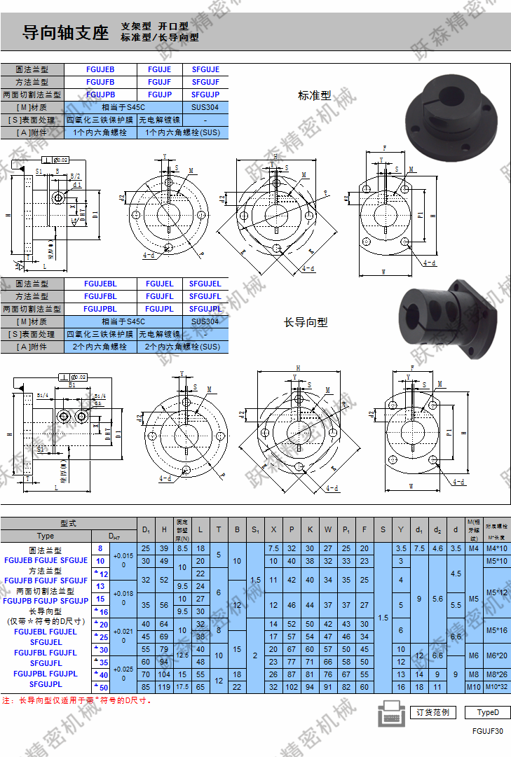 導(dǎo)向軸支座-支架型 開口型-標準型、長導(dǎo)向型.png