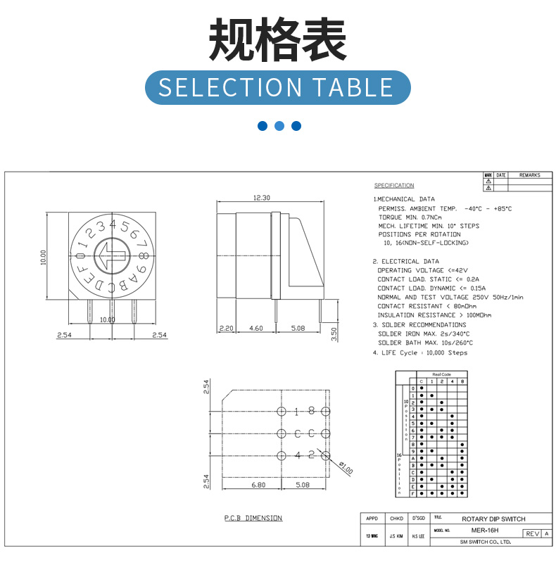 旋轉(zhuǎn)編碼開關(guān)/MER-16H產(chǎn)品規(guī)格書.jpg