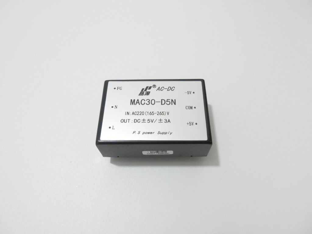 AC-DC  30W    220V轉(zhuǎn)正負(fù)5V雙輸出電源模塊 模塊電源