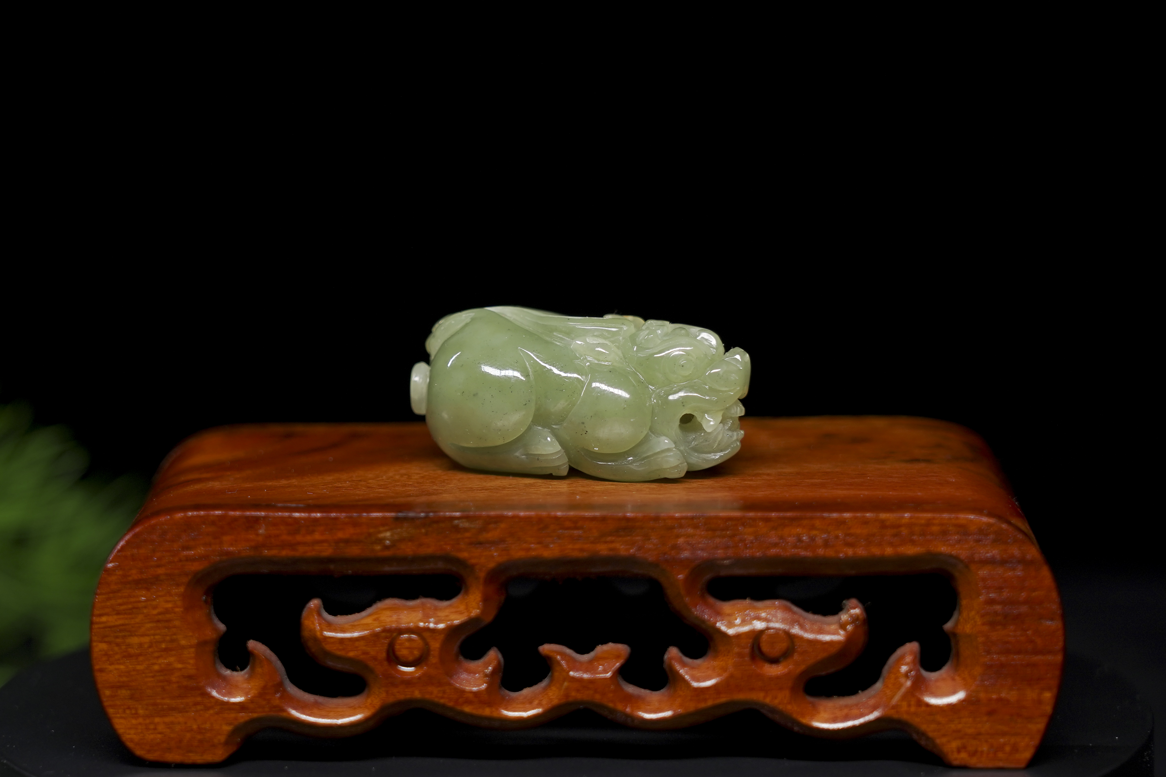 海城和田玉貔貅_海城和田玉_和田玉手把件貔貅价格-海城市鑫润玉雕厂