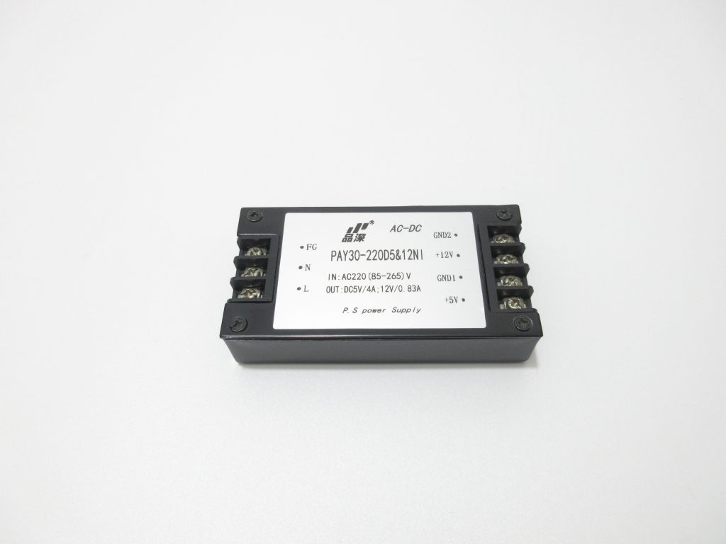 AC-DC  30W    220V轉5V12V端子式雙輸出電源模塊 模塊電源