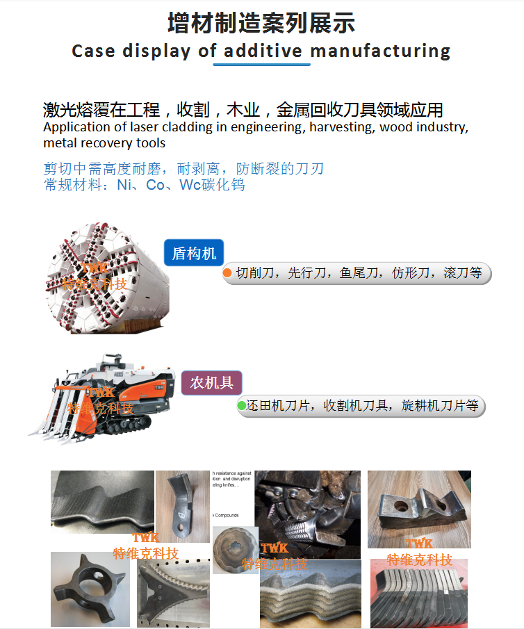激光熔覆助力農(nóng)機(jī)生產(chǎn)升級(jí)——耐磨刀具！