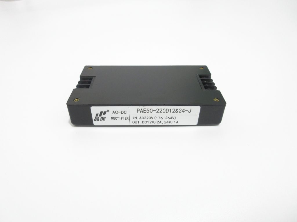 AC-DC  50W    220V轉(zhuǎn)12V24V雙輸出端子式電源模塊 模塊電源