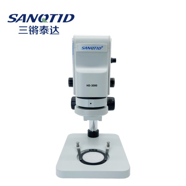 三鏘泰達(dá)高清大視野測(cè)量一體機(jī)顯微鏡配上下帶燈底座