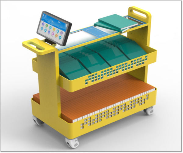 校園流動借還書車（移動式，簡稱：流動書車）