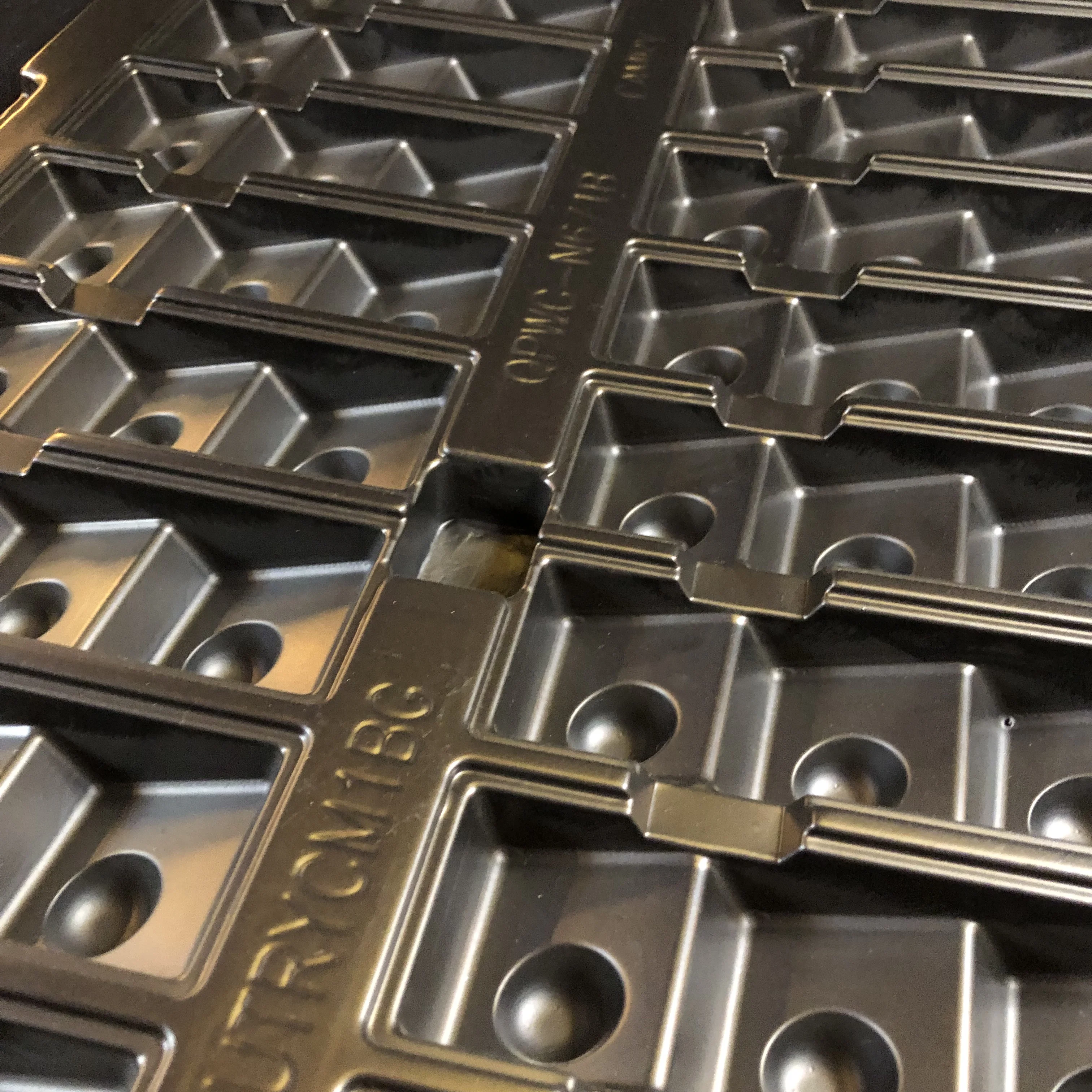 Custom Black Ps Auto Parts Blister Packaging Tray