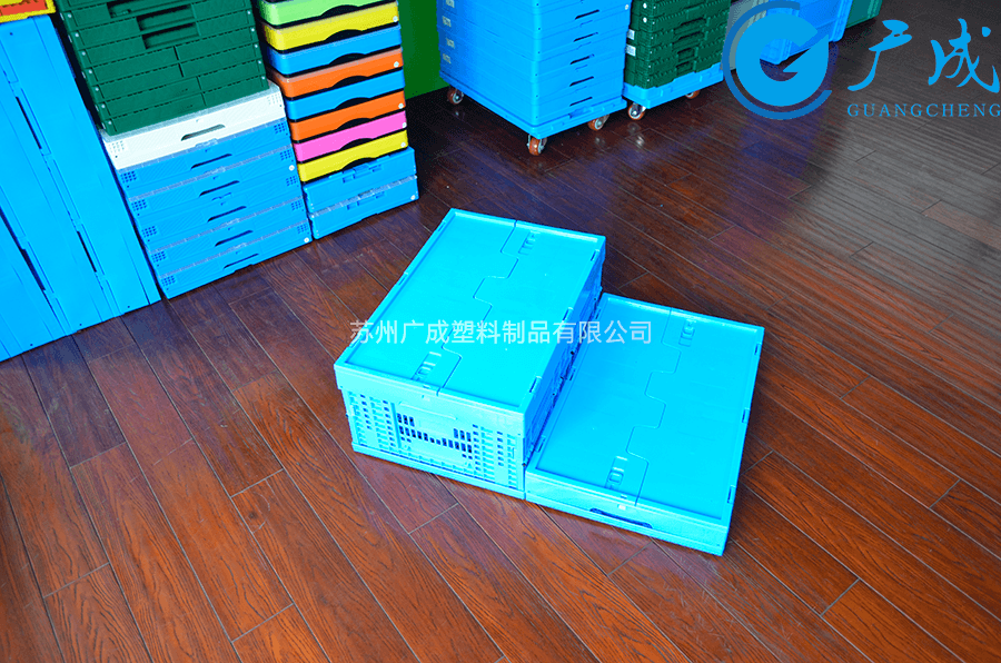 600*400*265塑料折疊筐