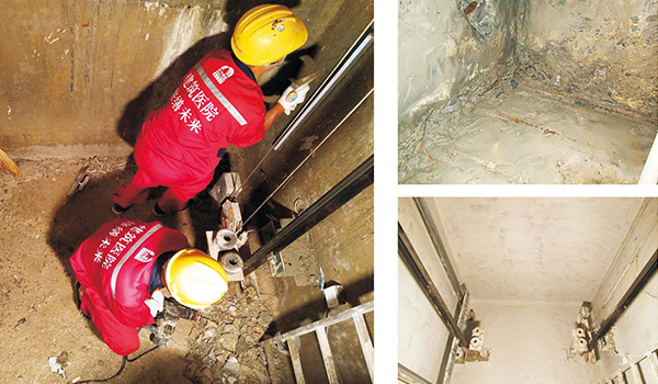 电梯井修缮案例