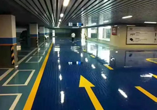 彩色地坪道路系统