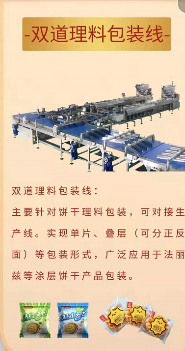 雙通道理料包裝線（可實現在線夾心）