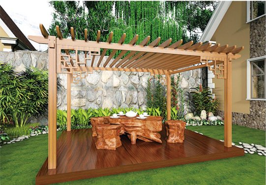 涼亭、葡萄架WZY-LT43