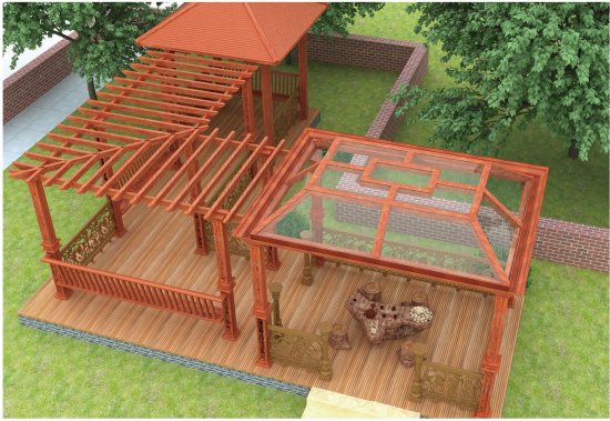 涼亭、葡萄架WZY-LT41