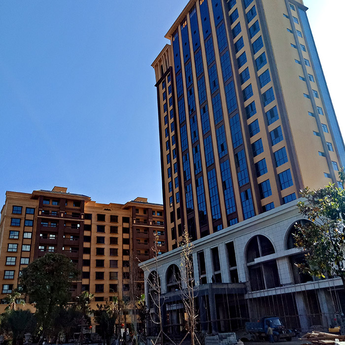 匯景苑-外墻真石漆、水包砂