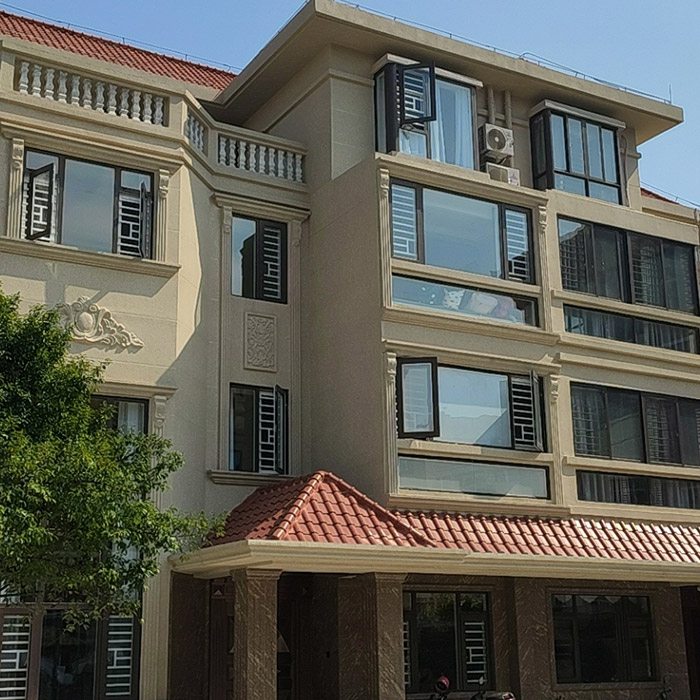 北海遠航花園別墅區-外墻水包砂