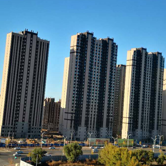 齊齊哈爾樂鶴公元嘉樂士-外墻真石漆