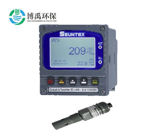 上泰SUNTEX電導(dǎo)率在線(xiàn)檢測(cè)儀EC4110變送器水質(zhì)監(jiān)測(cè)8-241電極