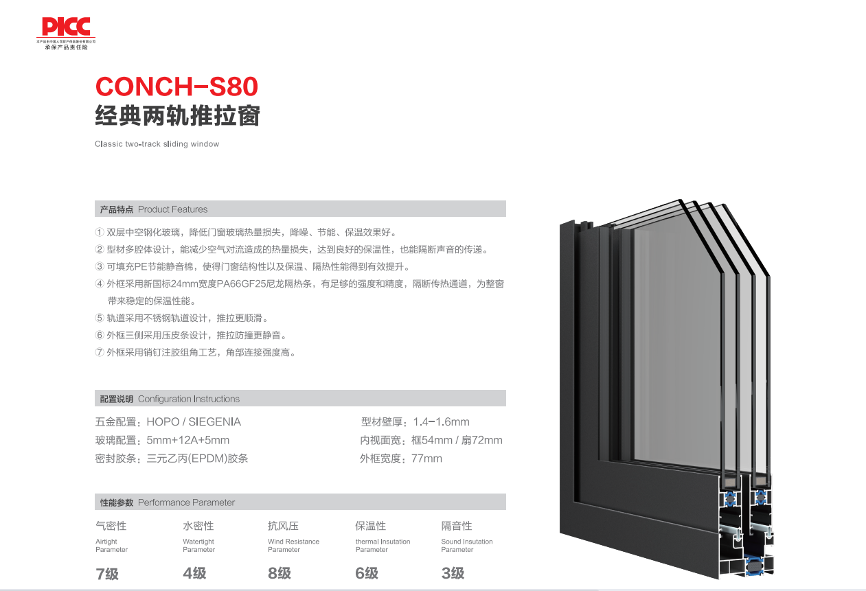 經(jīng)典兩軌推拉窗