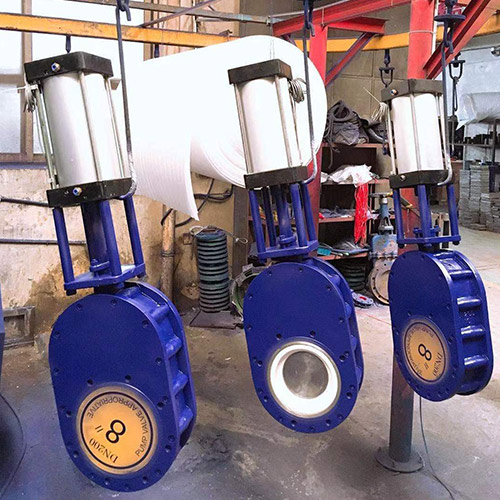 氣動(dòng)雙閘板閥