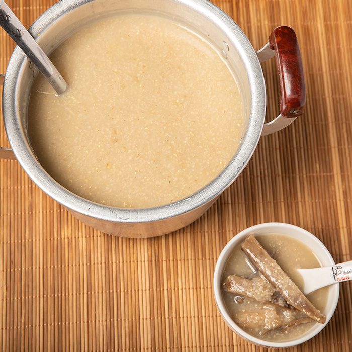 山芋干插粥紧兜