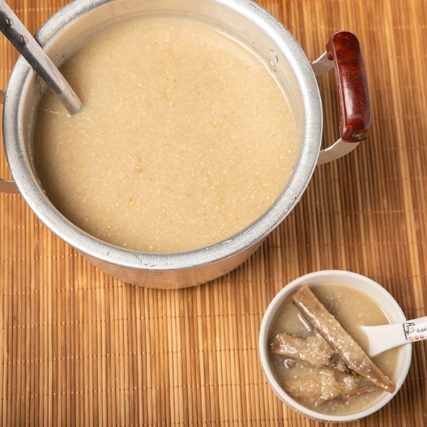 山芋干插粥紧兜